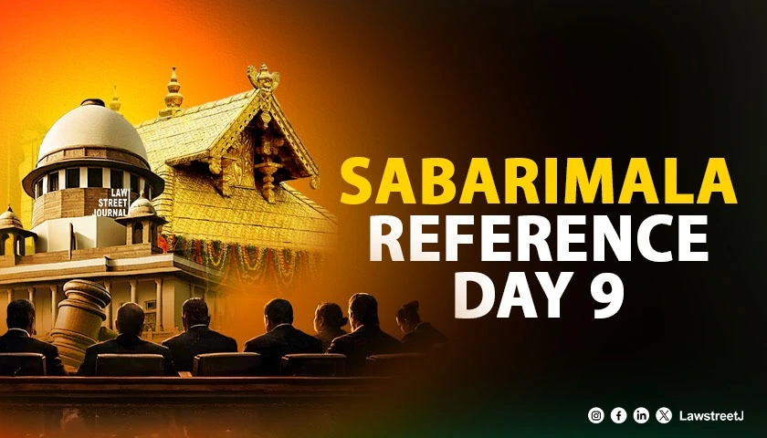 Sabarimala Reference Day 9 Faith Cannot Be Redefined by Non Believers Nine Judge Bench Hears Arguments on Entry into Places of Worship
