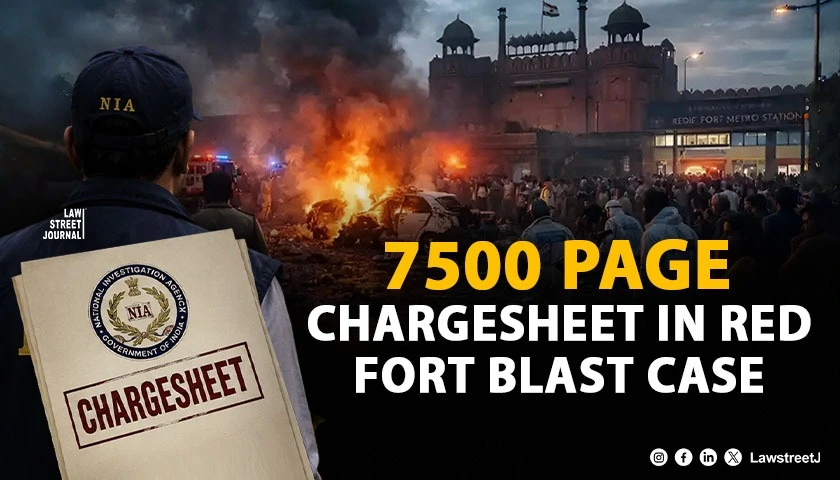 NIA Files 7500 Page Chargesheet In Red Fort Blast Terror Conspiracy Case