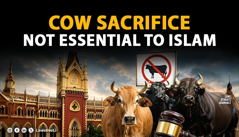Calcutta HC Refuses To Stall WB Govts Cattle Slaughter Rules Ahead Of Eid Orders State To Clarify Cow Sacrifice Not Religious Requirement