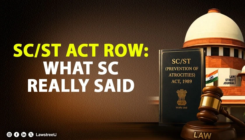Why The Supreme Courts SC ST Act Ruling On Public View Is Neither New Nor Regressive