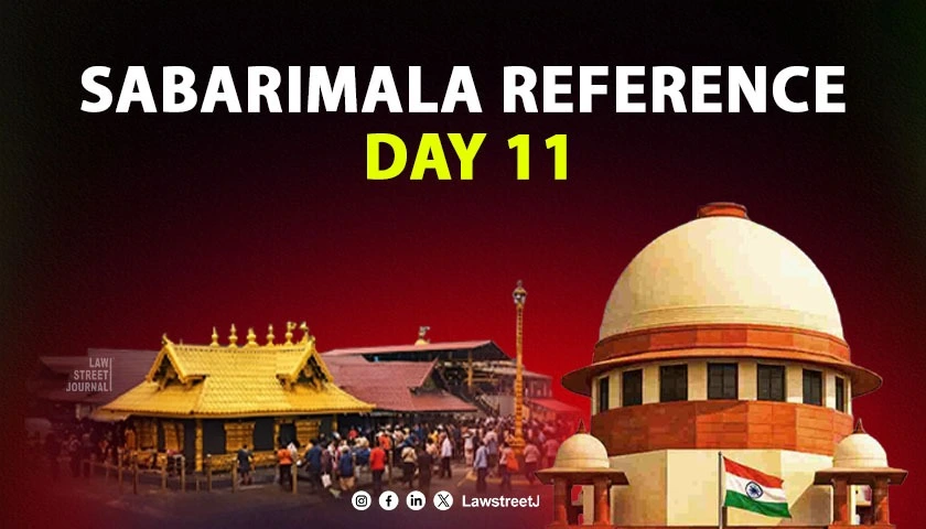 Sabarimala Reference Day 11 Denominational Rights Cannot Override Individual Claims Respondents Argue Before Nine Judge Bench