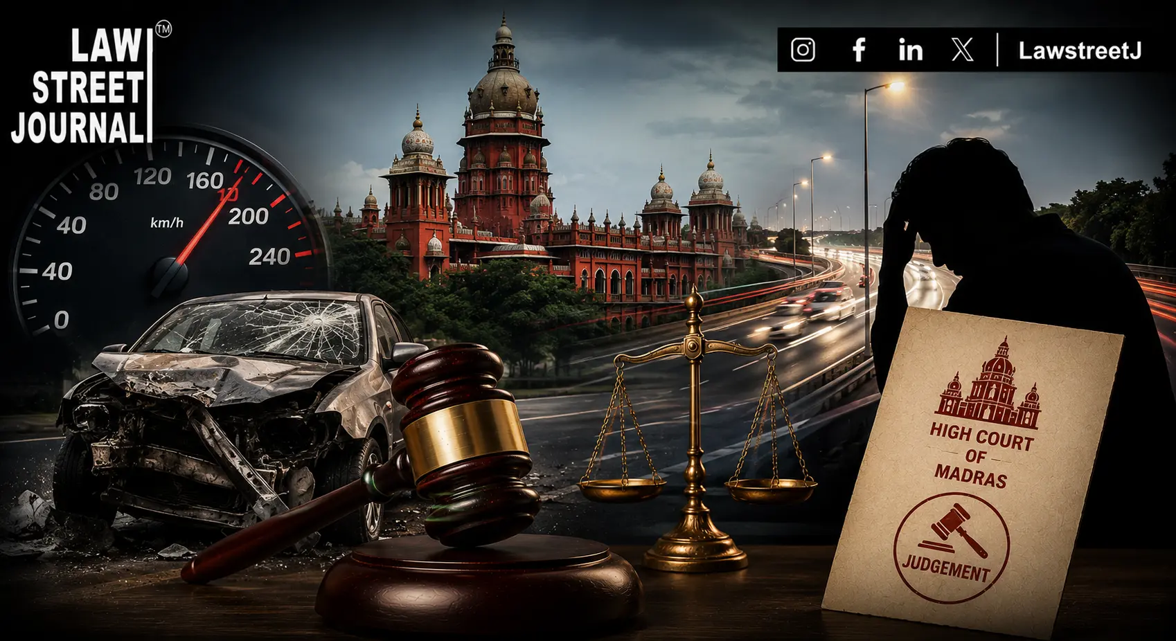 madras-hc-overspeeding-on-high-speed-road-is-not-contributory-negligence-in-fatal-accident
