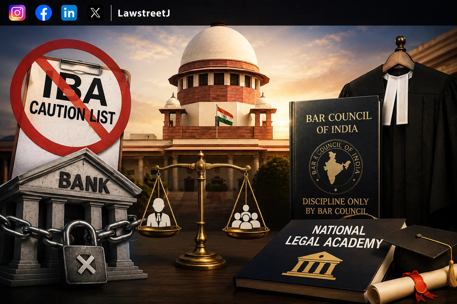 Banks Cannot Blacklist Lawyers Via Caution Lists, Says Supreme Court; Orders National Legal Academy For Advocates