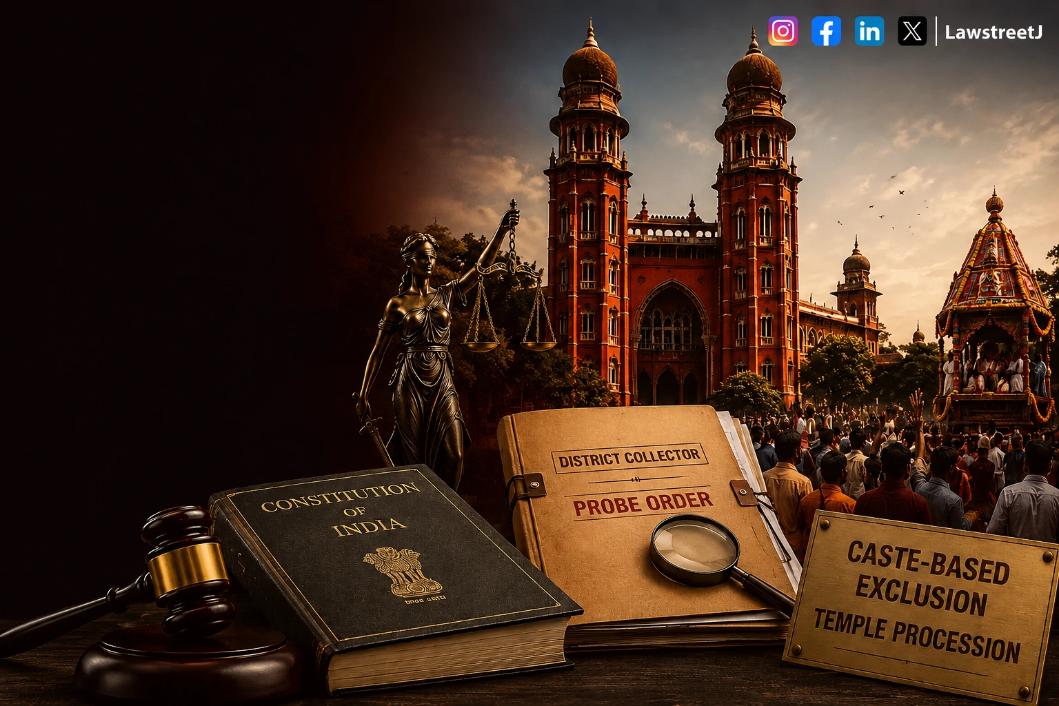 No Custom Can Justify Caste Exclusion From Temple Festival: Madras HC Directs Collector To Probe [Read Order]