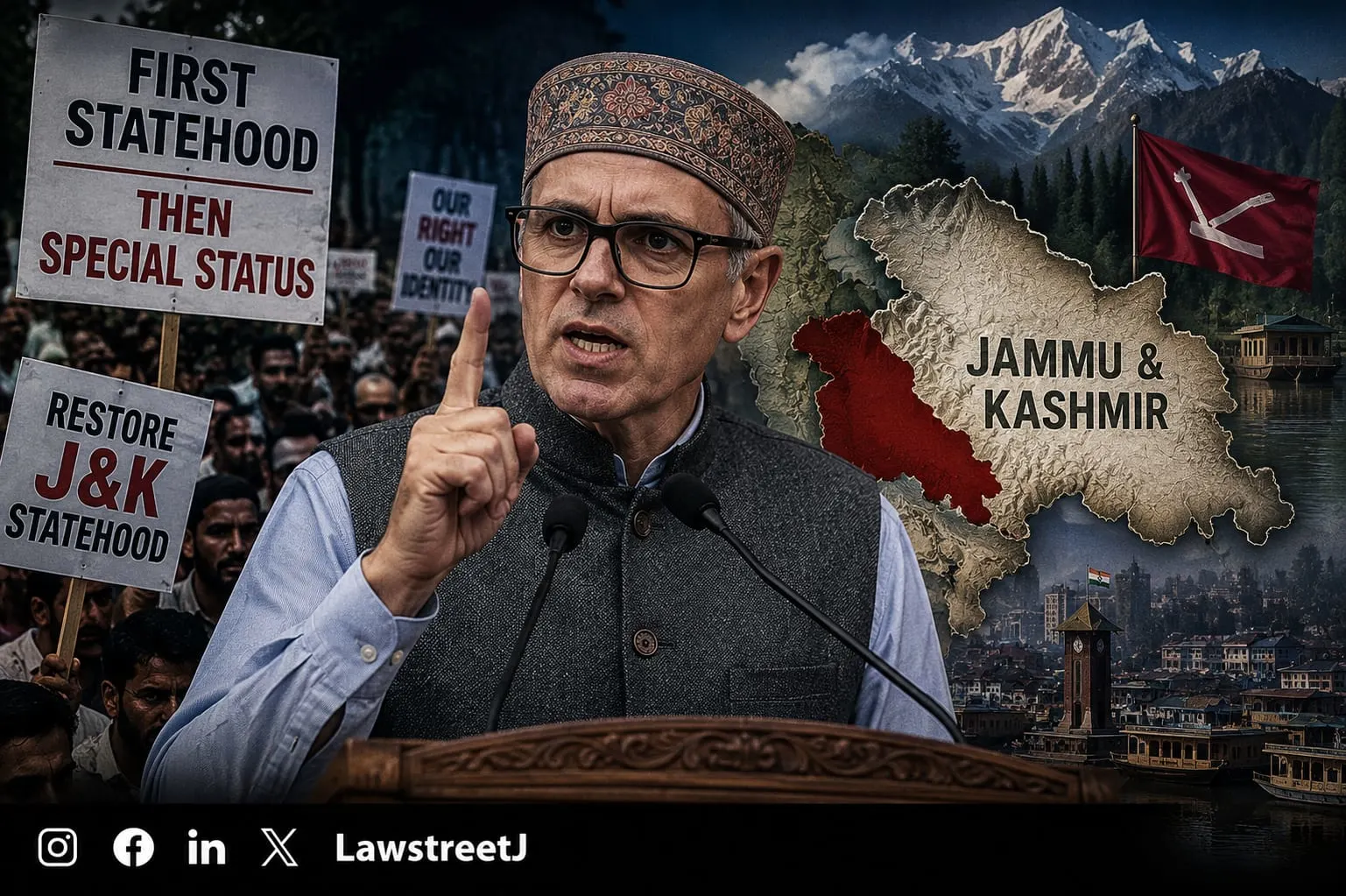 "First Statehood, Then Special Status": Omar Abdullah Launches Sustained Campaign