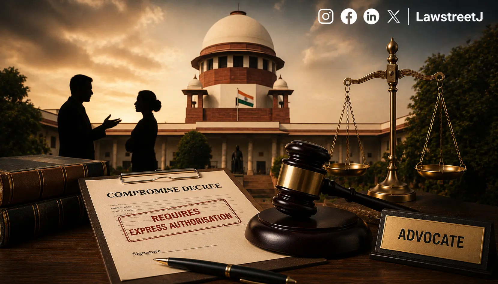 Lawyer Cannot Sign Compromise Decree Without Client's Express Authorisation: SC [Read Judgment]