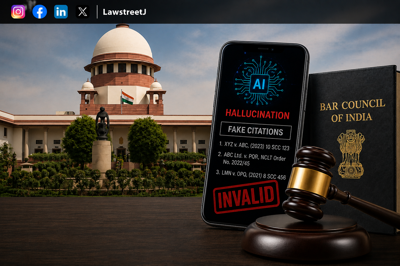 SC Sets Aside NCLT, NCLAT Orders for Relying on AI-Hallucinated Fake Citations; Directs Bar Council to Act