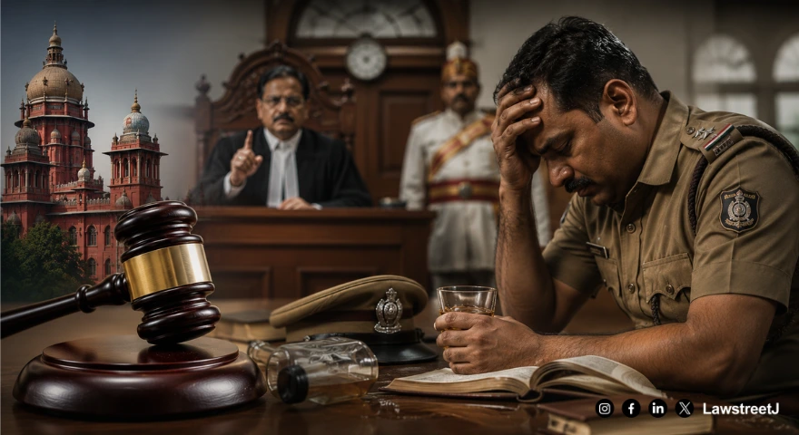 No Strict Proof Needed to Punish Drunk Cop in Court Hall: Madras HC [Read Judgment]