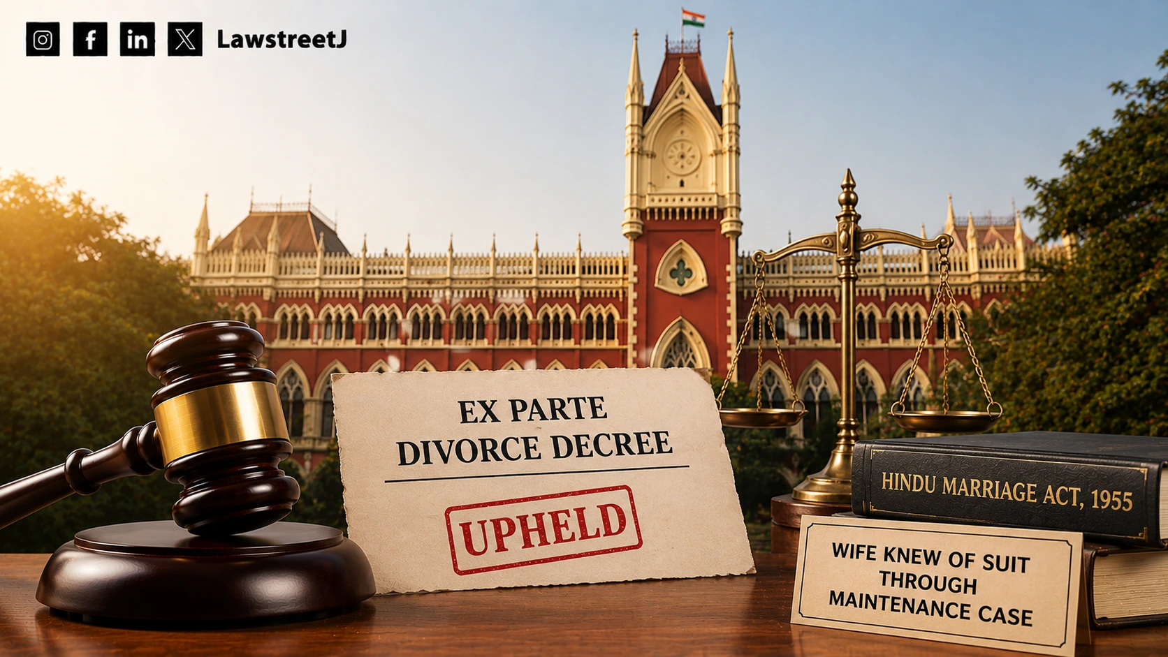 Irregularity In Service No Ground to Set Aside Ex Parte Divorce Decree Calcutta High Court