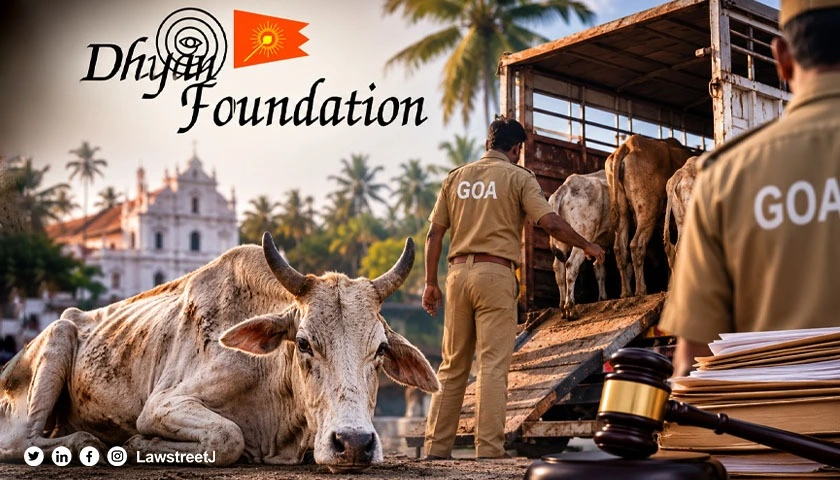 dhyan-foundation-alleges-illegal-relocation-of-sick-cattle-by-goa-authorities