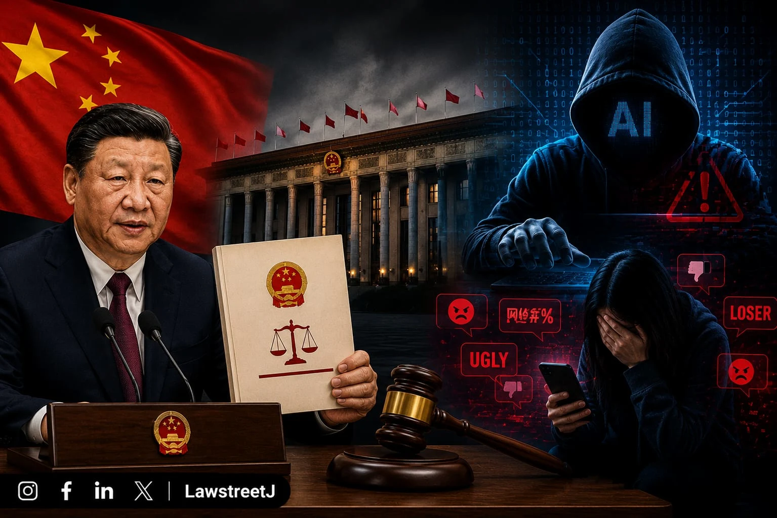 China Tables Draft Law Against AI-Powered Cyberbullying