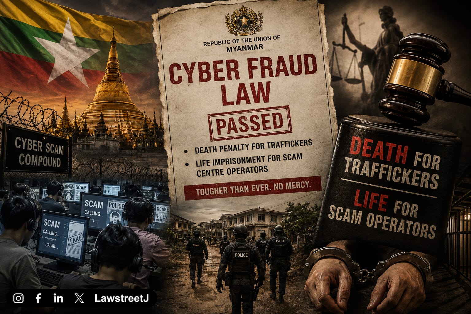 Death for Traffickers, Life for Scam Centre Operators: Myanmar Passes Its Harshest-Ever Cyber Fraud Law