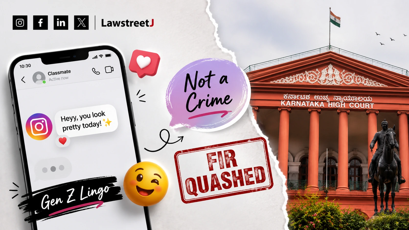 karnataka-hc-calling-classmate-pretty-in-instagram-dm-is-gen-z-lingo-not-a-crime