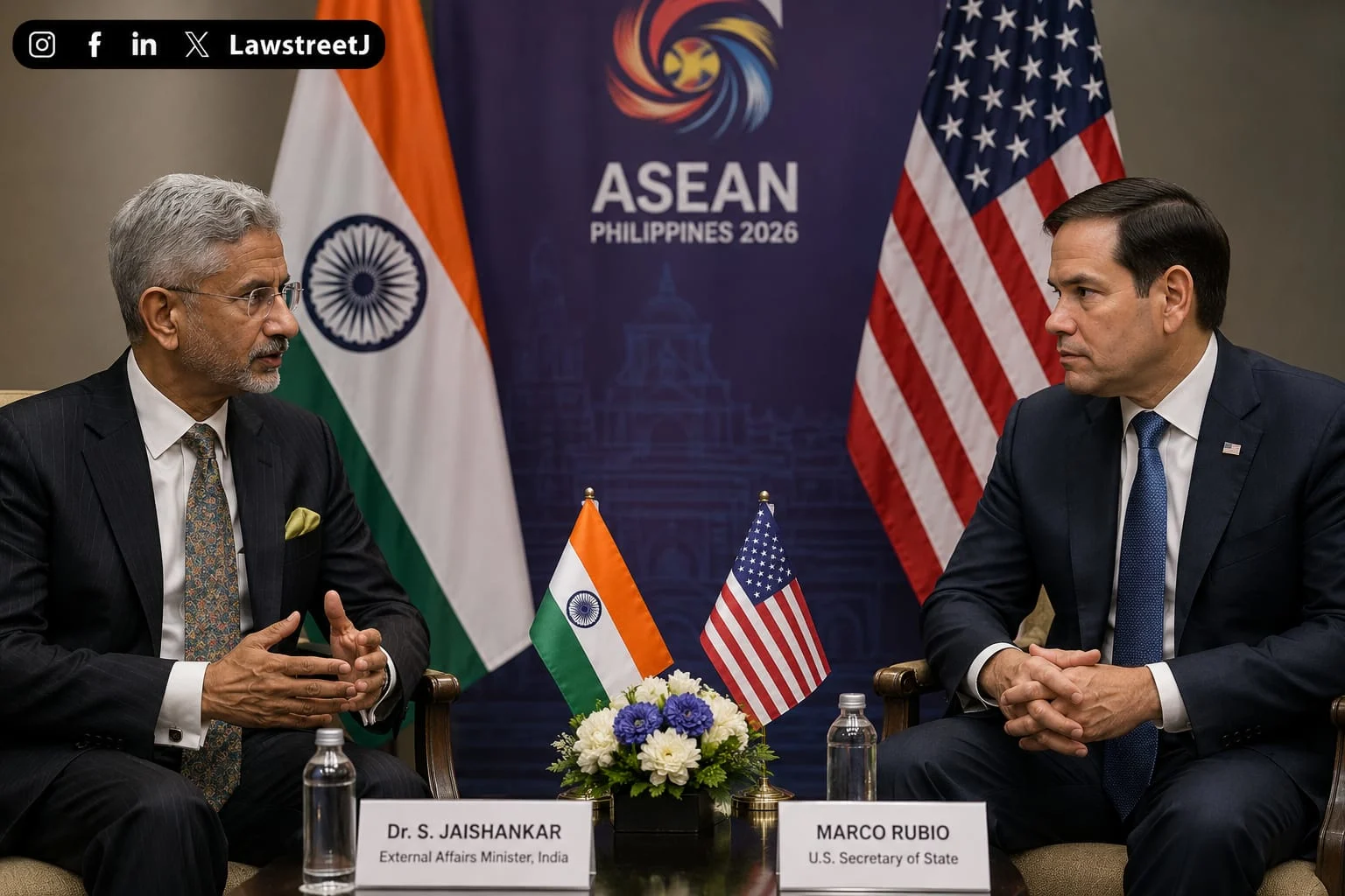 “Almost Complete": Jaishankar and Rubio Meet in Manila, Push Interim Trade Deal Toward the Finish Line