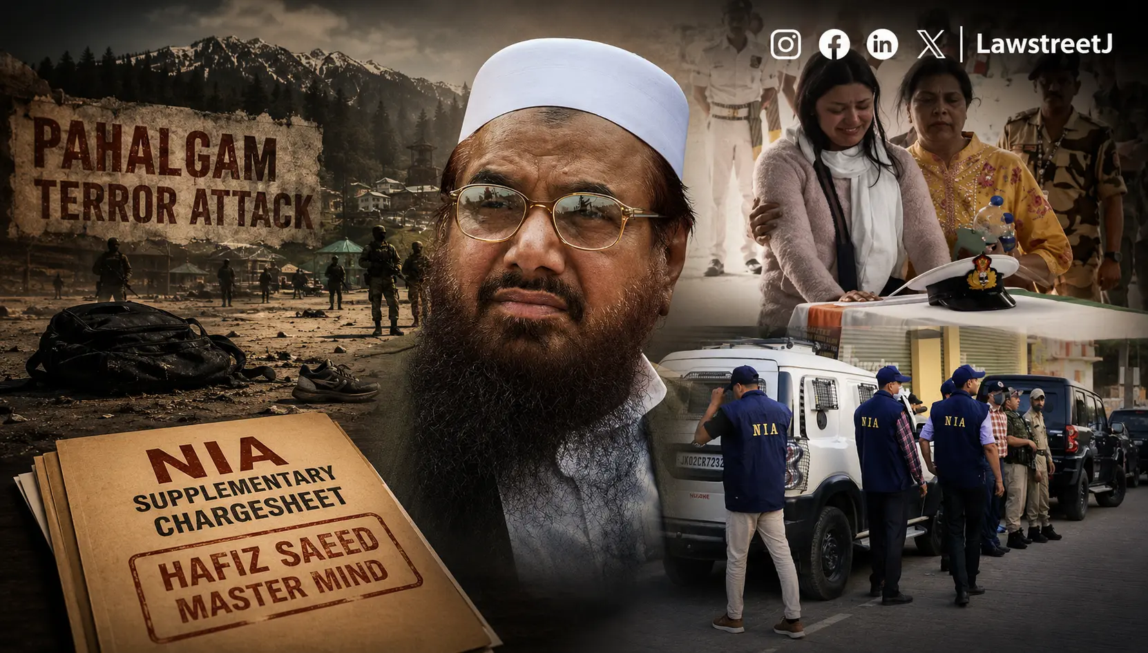  NIA Names Hafiz Saeed as Mastermind in Pahalgam Terror Attack Chargesheet