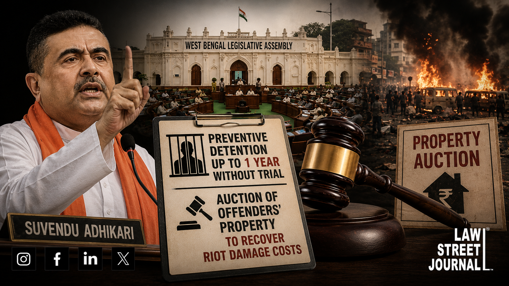 West Bengal Assembly Passes Bills on 1-Year Preventive Detention, Property Auction