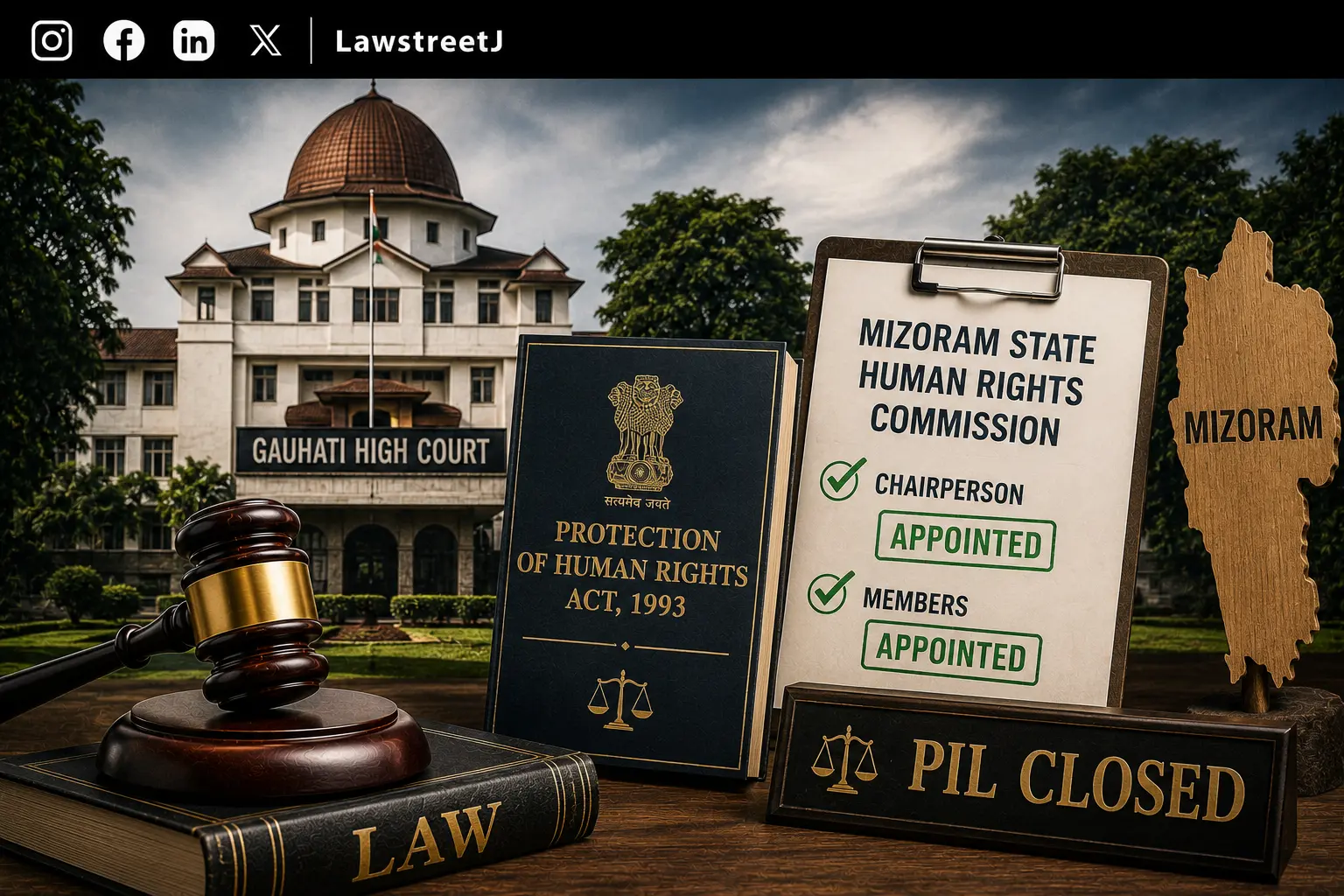 Gauhati HC Closes PIL After Mizoram Appoints Chairperson, Members Of State Human Rights Commission