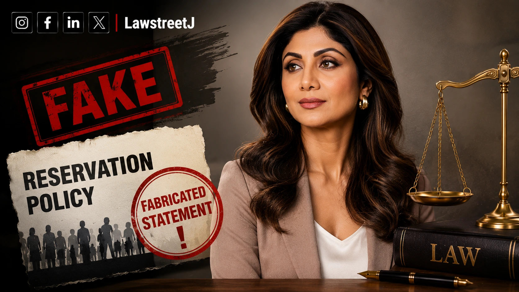 Shilpa Shetty Denies Fabricated Social Media Statement on Reservation Policy