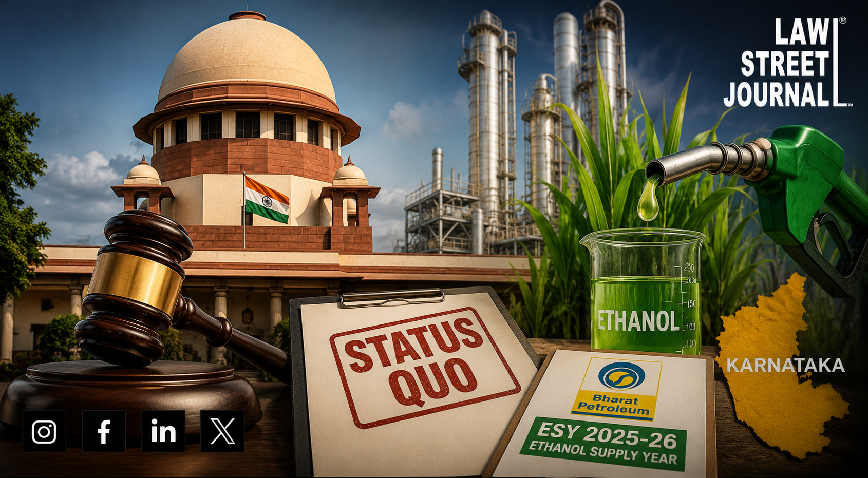 Supreme Court Orders Status Quo on Ethanol Allocation, Issues Notice to BPCL Plea