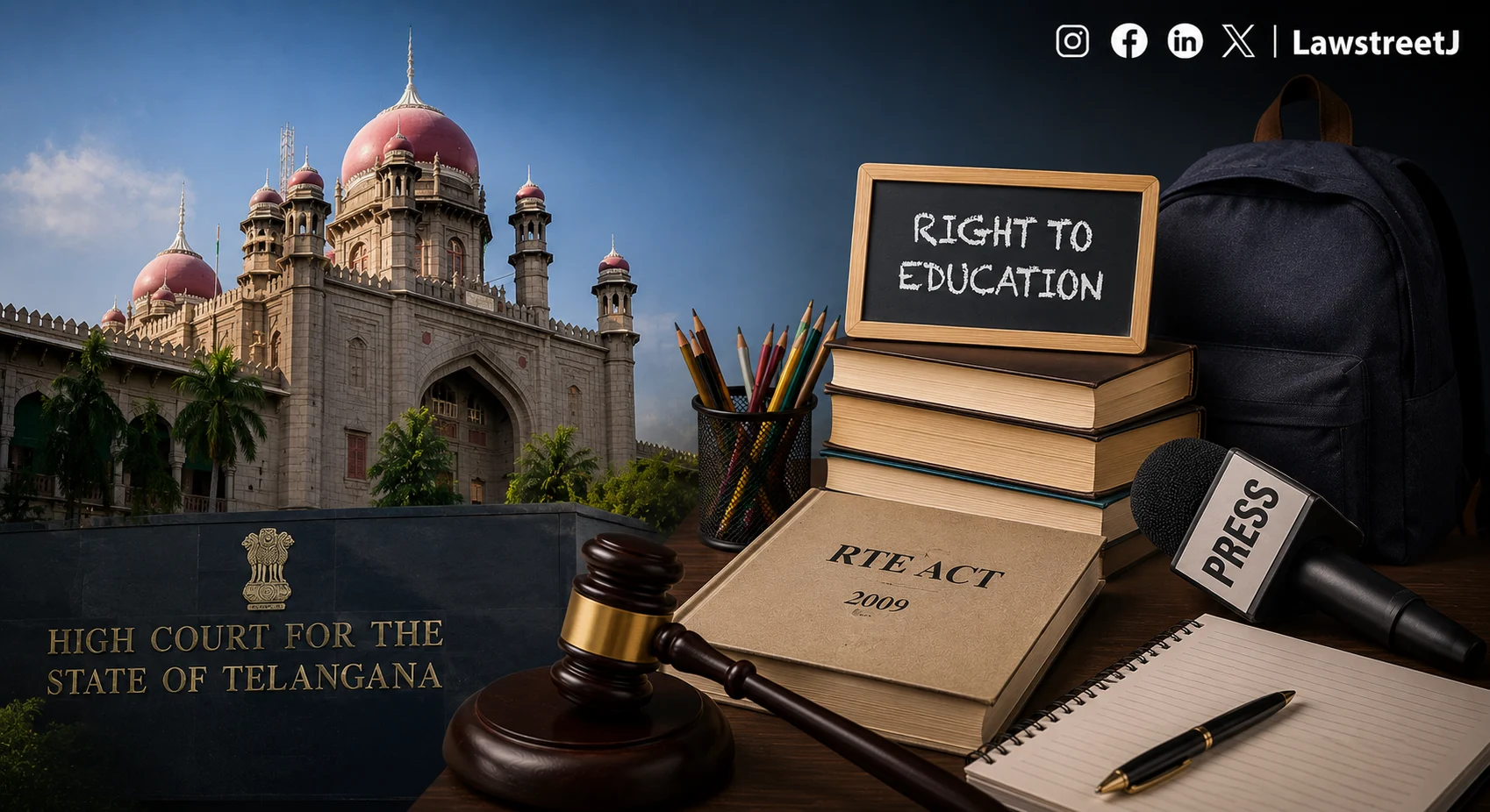 Minority Schools Cant Be Forced To Educate Journalists Children Free Under RTE Act Telangana HC