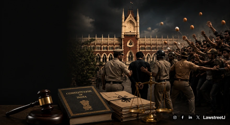 Calcutta HC Accused Are Entitled to Dignity Directs DGP to Curb Egg Attacks and Mob Violence
