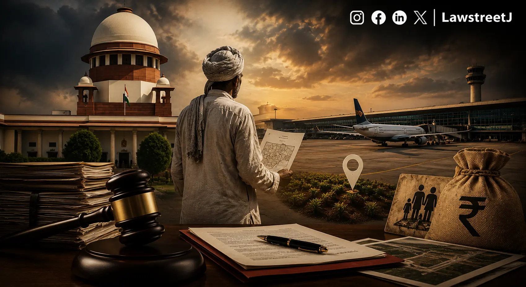 Raipur Farmer Moves Supreme Court Seeking ₹3,500 Cr Compensation for Airport Land
