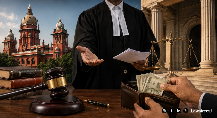 Madras HC Lawyers Must Approach Civil Court For Recovery Of Professional Fees Not Writ Court
