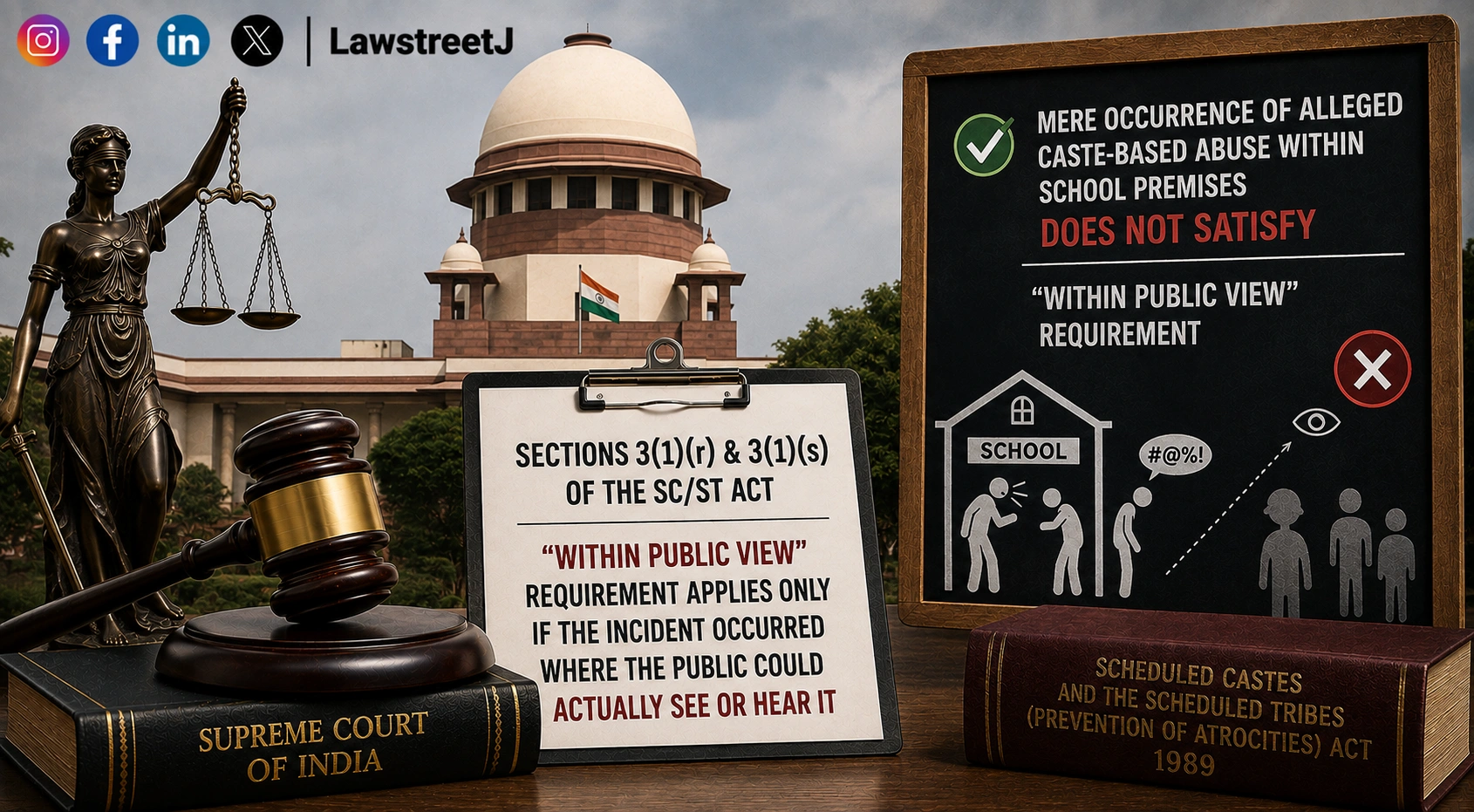 Caste Abuse Inside Closed Room Not “Public View” Under SC/ST Act : SC [Read Judgment]