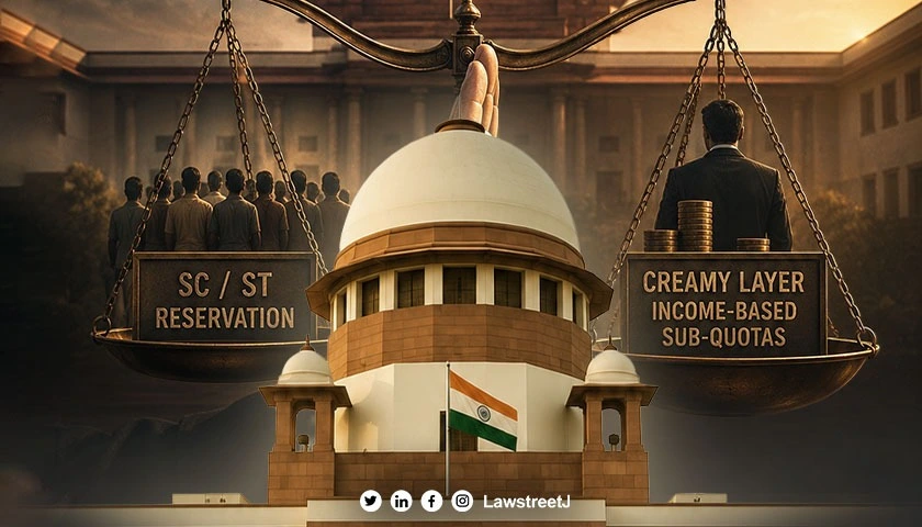 centre-opposes-creamy-layer-and-income-based-sub-quotas-for-sc-st-reservations-in-sc