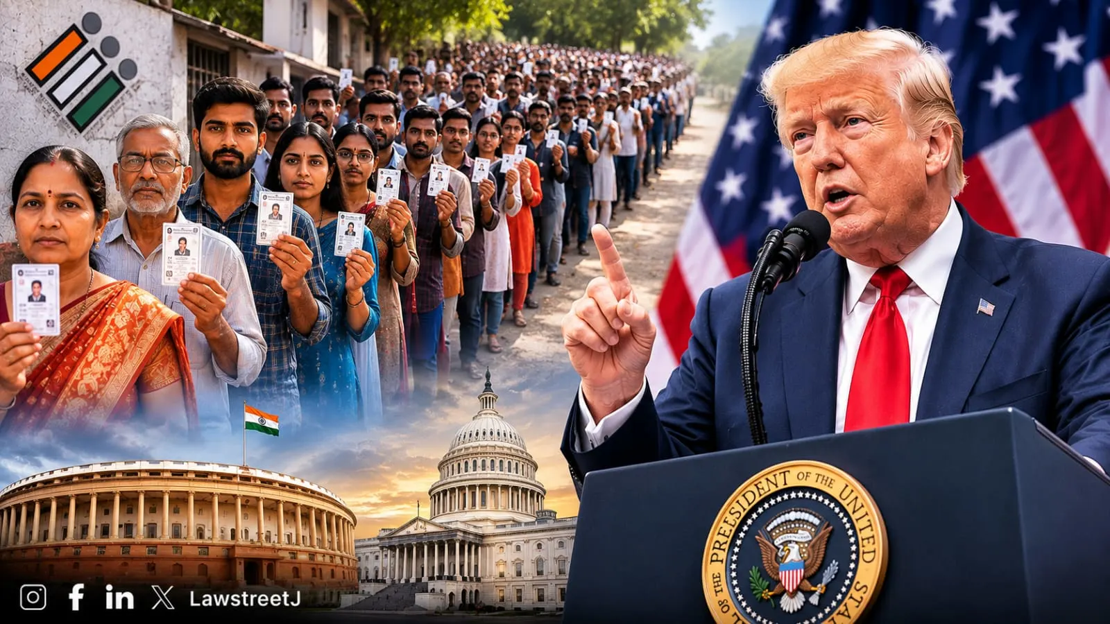 Trump Cites India's 646 Million Voter ID Elections to Push SAVE America Act