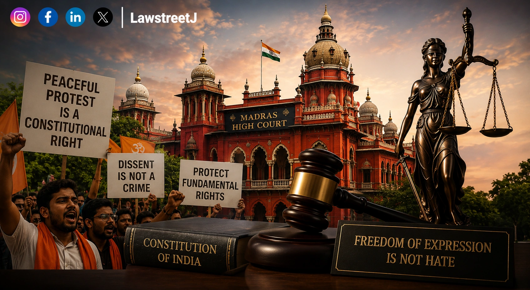 Peaceful Protest Against Conference On ‘Eradication of Sanatan Dharma’ Cannot Be Criminalised : Madras HC