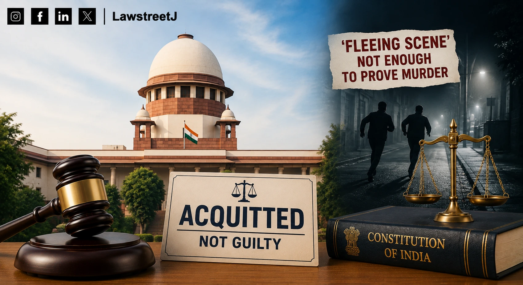 Fleeing Scene Not Enough To Prove Murder Supreme Court Acquits 2 Friends