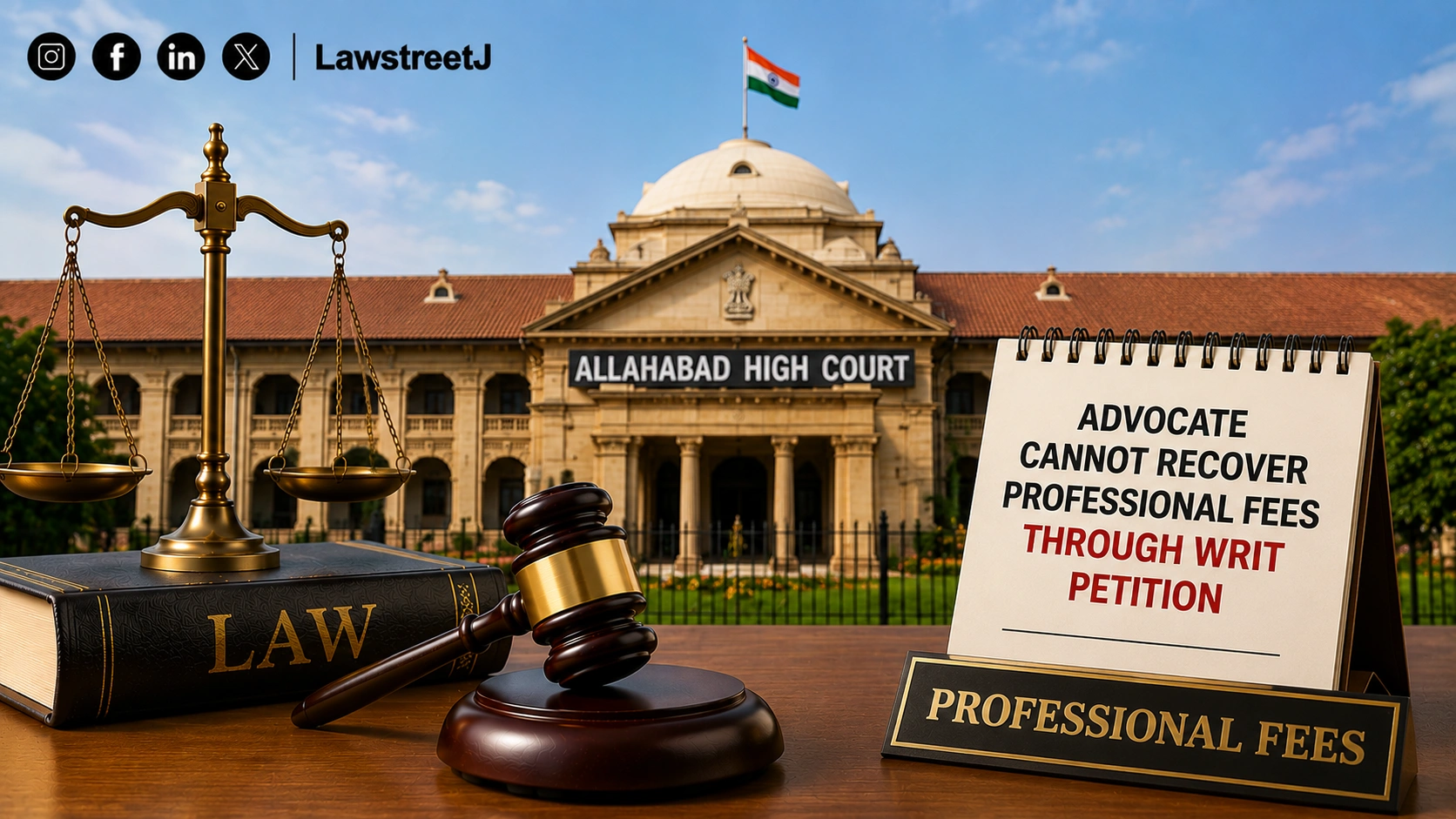 Advocate Cannot Recover Professional Fees Through Writ Petition : Allahabad HC