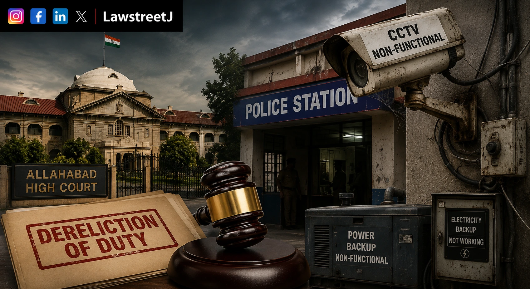Non-Working CCTV, Gen-Sets at Police Stations 'Dereliction of Duty': Allahabad HC [Read Order]