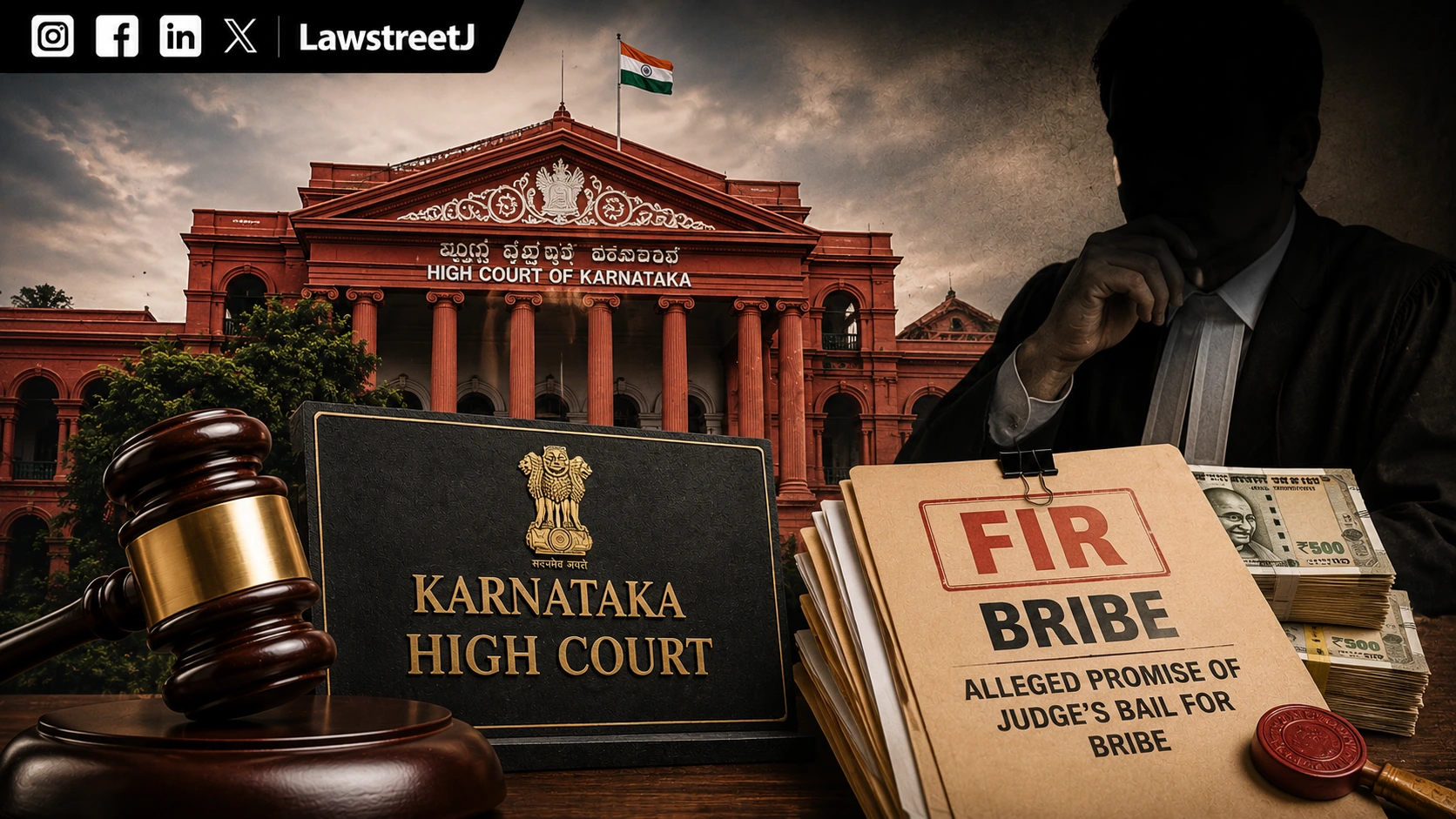 karnataka-hc-refuses-to-quash-fir-against-advocate-accused-of-seeking-₹50-lakh-bribe-for-judge039;s-bail-order
