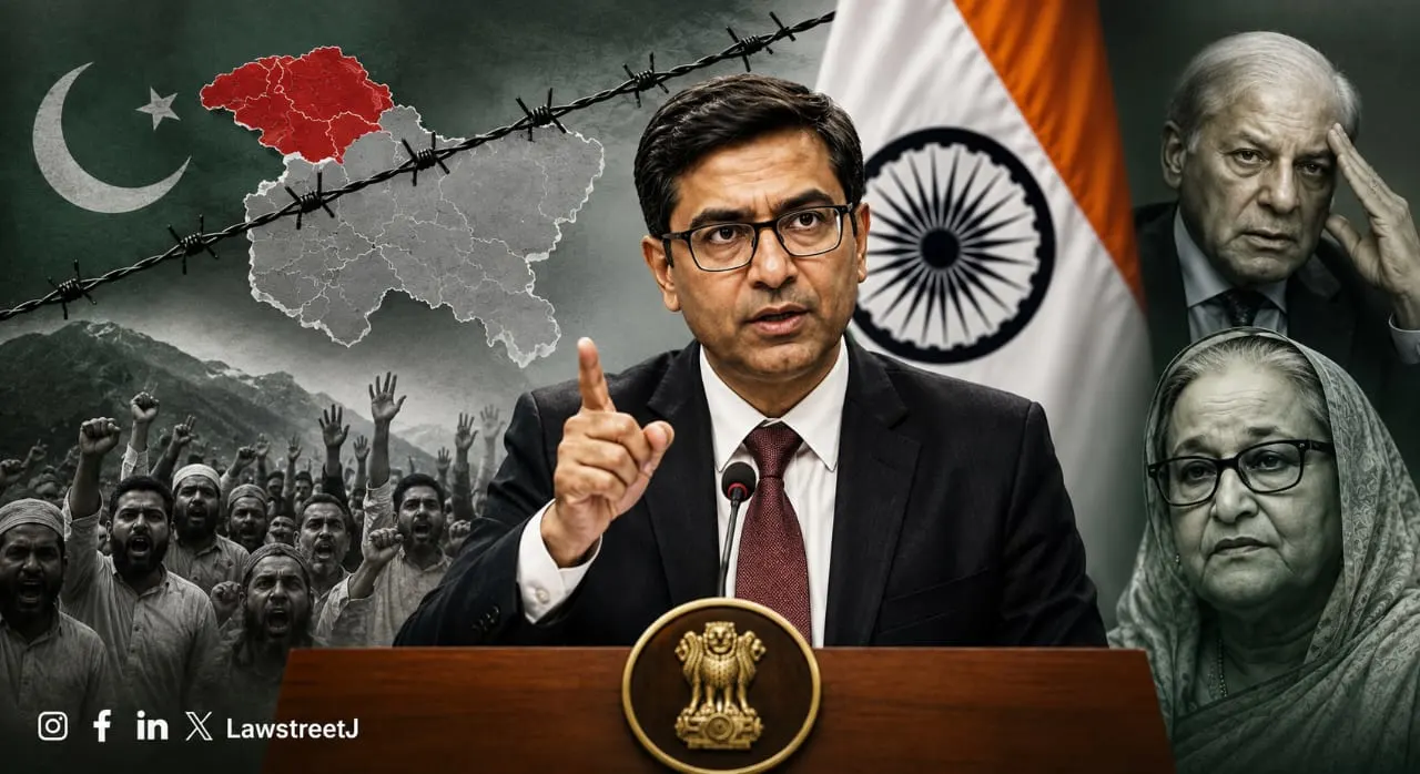 India's MEA Calls Out Pakistan on PoJK Deaths, Rejects Youm-e-Istehsal, Distances From Hasina Address