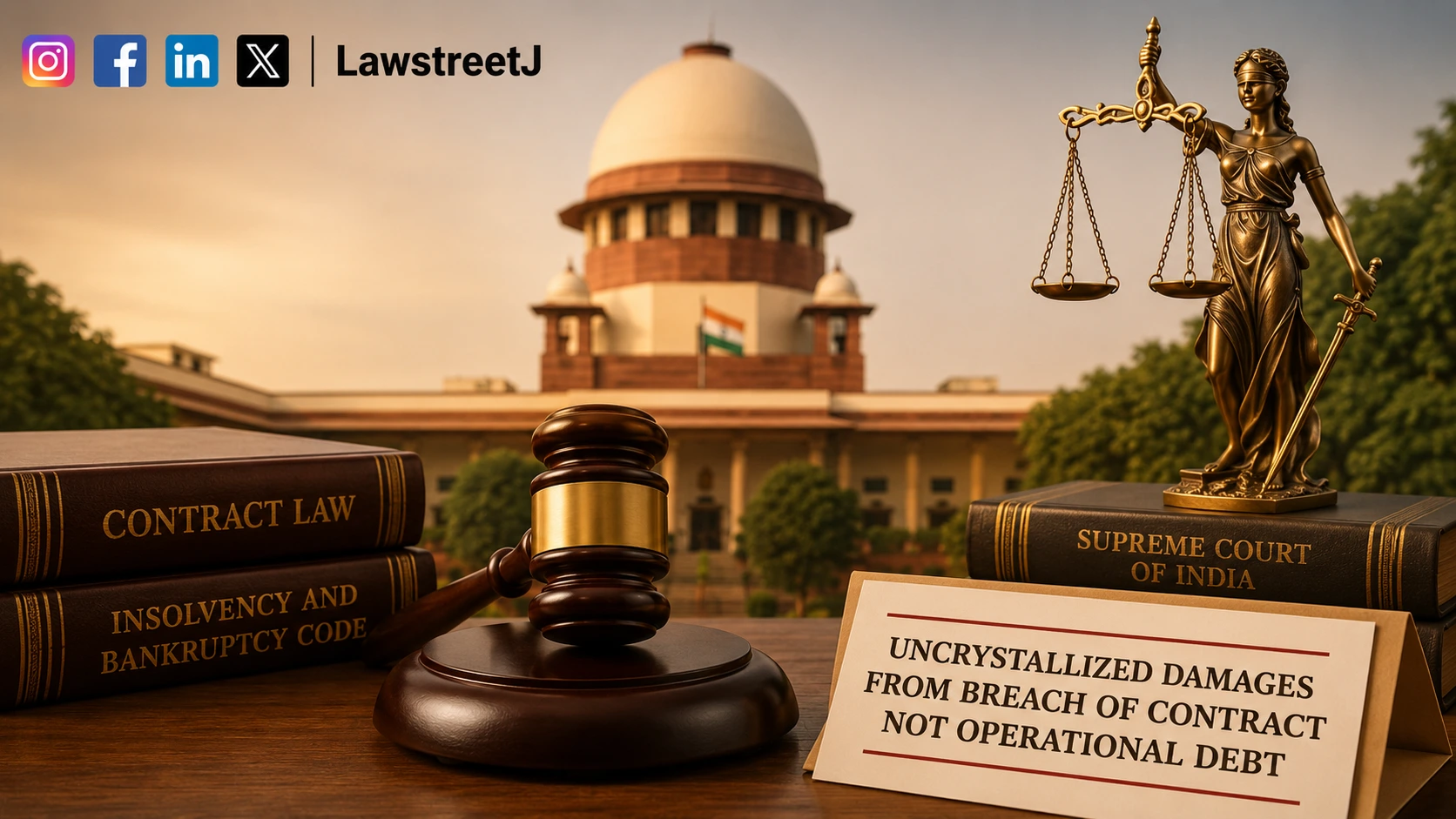 Uncrystallized Damages From Breach of Contract Not Operational Debt Under IBC Supreme Court