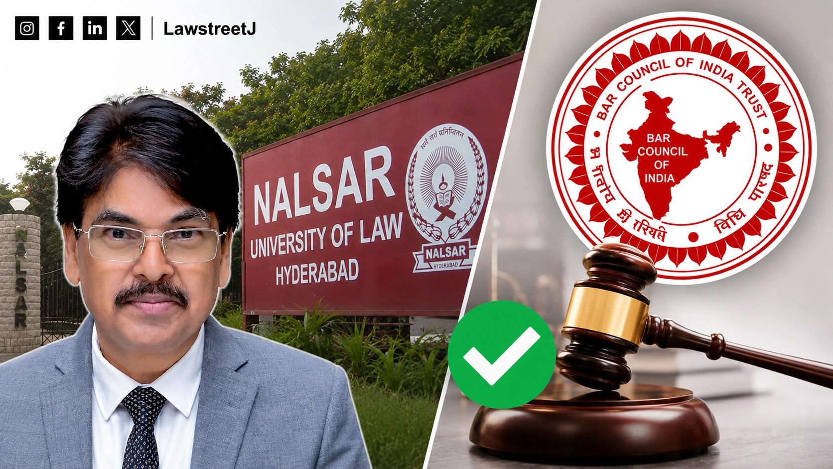 BCI Withdraws NALSAR Enrolment Freeze Within Hours Allows 2026 Graduates to Enrol