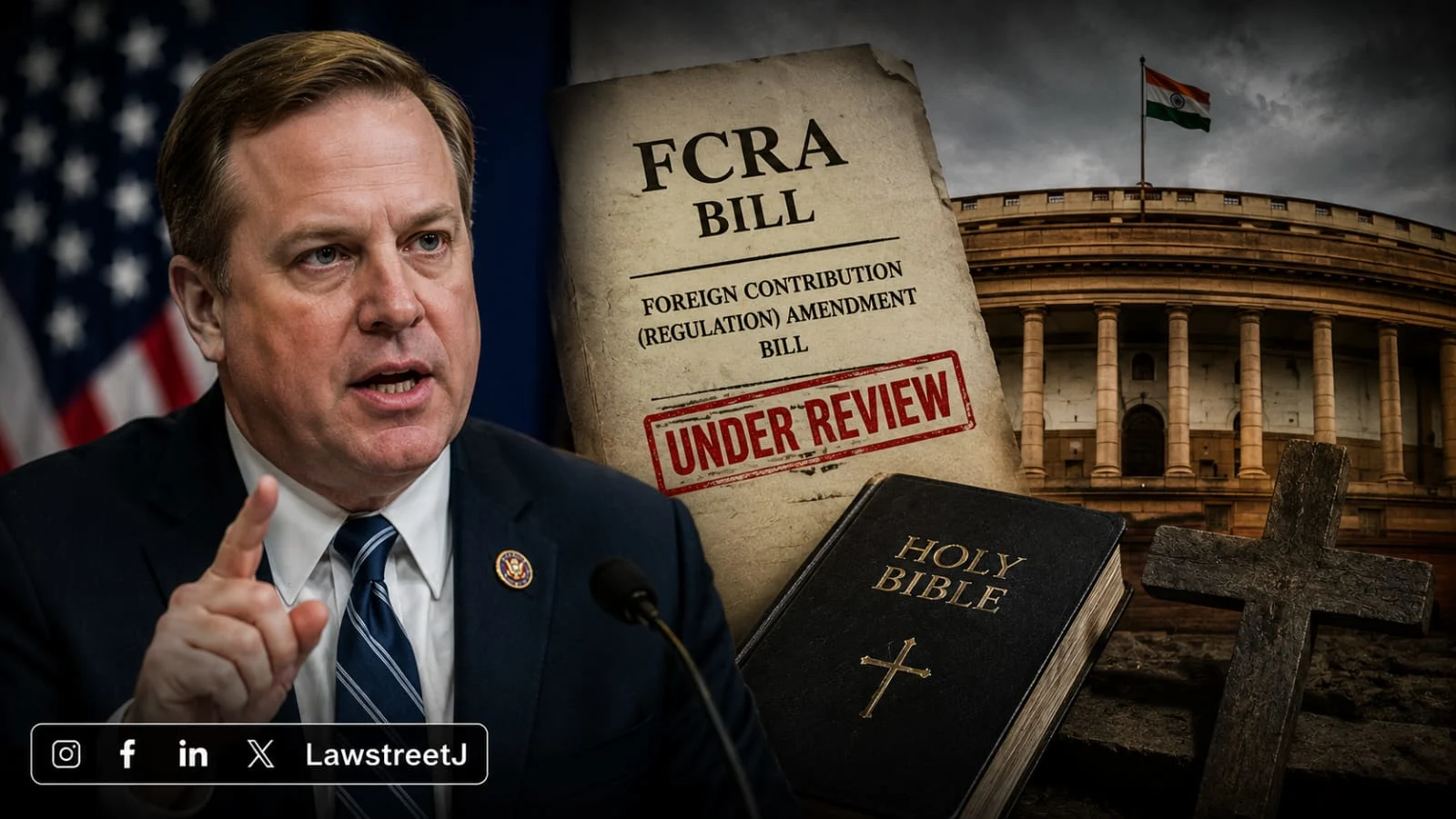 US Congressman Warns India's FCRA Bill is a 