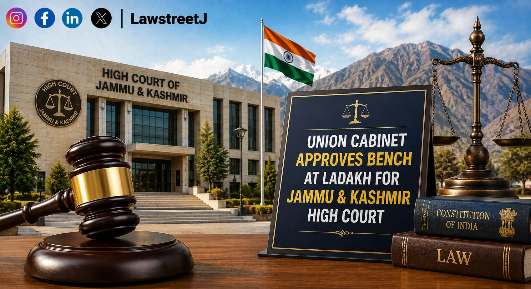 Union Cabinet Approves Separate JK High Court Bench In Ladakh