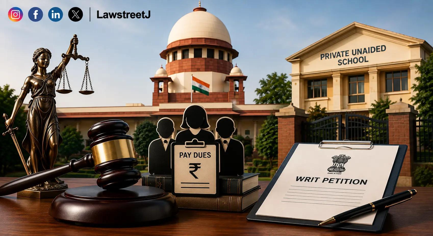 Writ Petition Maintainable Against Private Unaided Schools For Statutory Pay Dues: SC