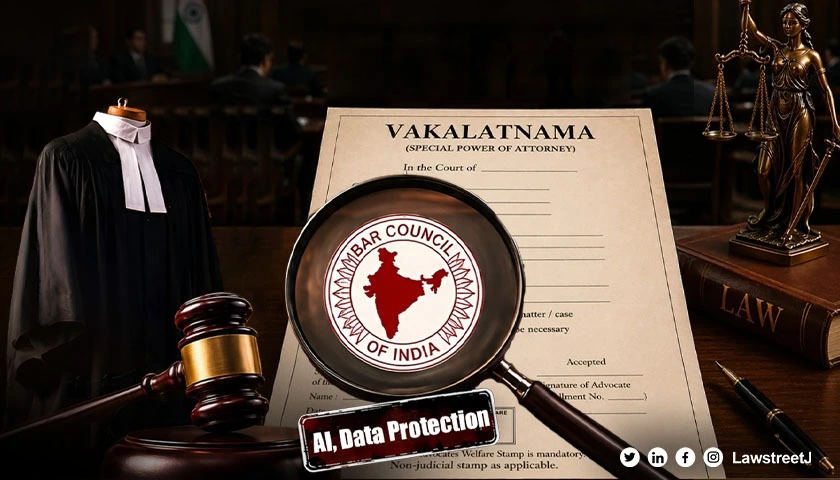 Advocate Nitesh Mehra Urges BCI To Include AI Data Protection Consent Clause In Vakalatnama Format