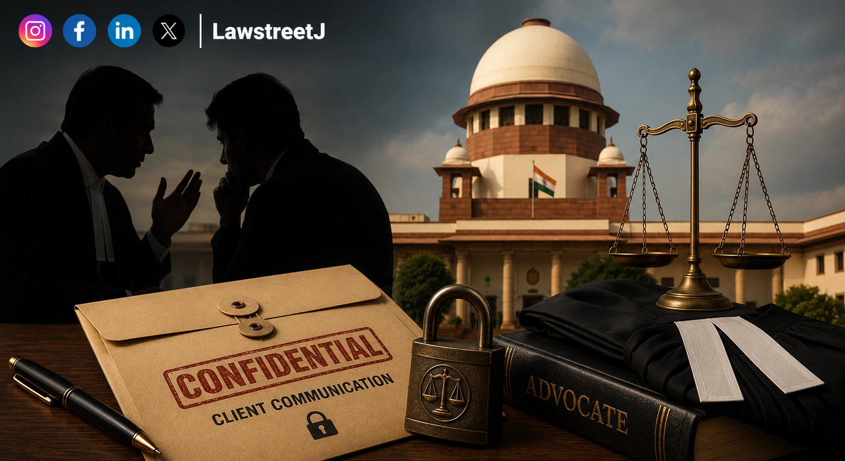 Advocate Cannot Disclose Former Clients Confidential Communications : SC