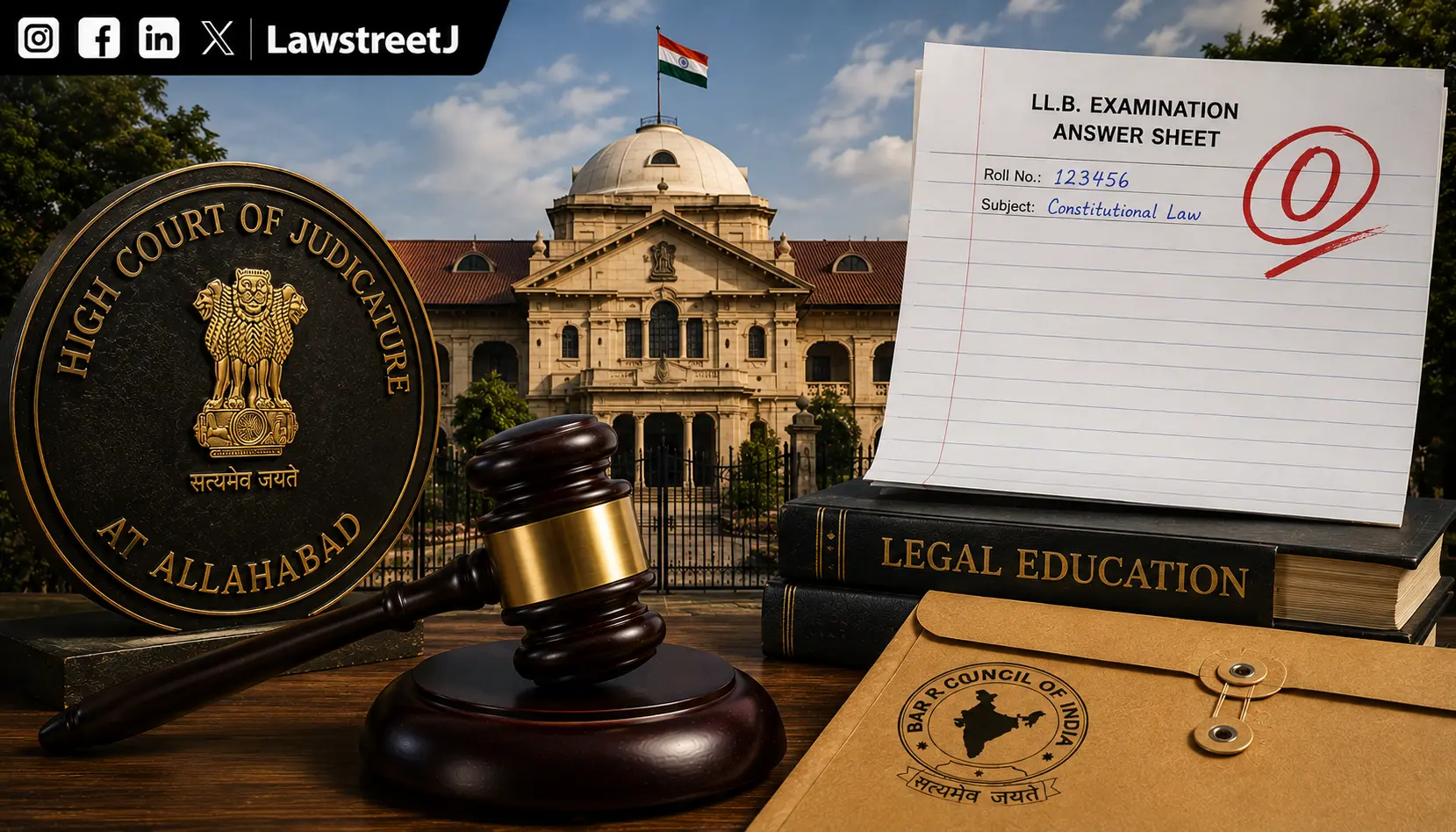 Allahabad HC Flags Declining Standards in Law Colleges, Sends Zero-Mark Answer Sheet to BCI [Read Order]