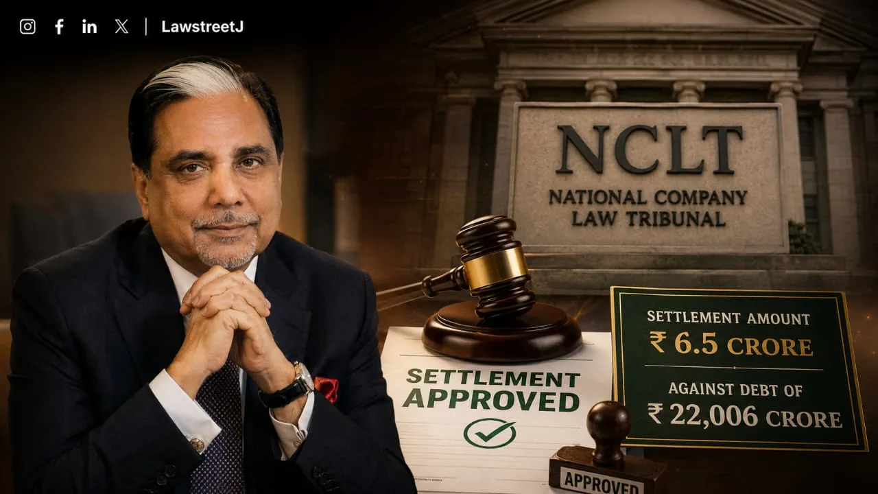 NCLT Approves Subhash Chandra's Rs 6.5 Crore Settlement Against Rs 22,006 Crore Debt