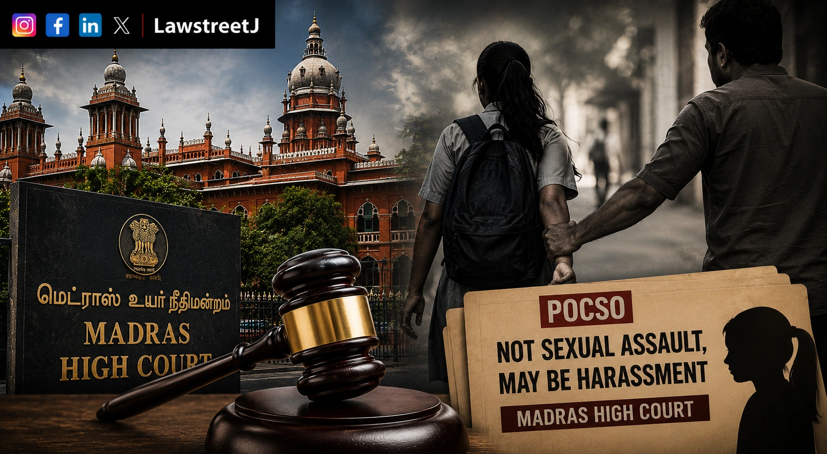 Pulling Minor's Hand May Be Harassment, Not Sexual Assault: Madras HC