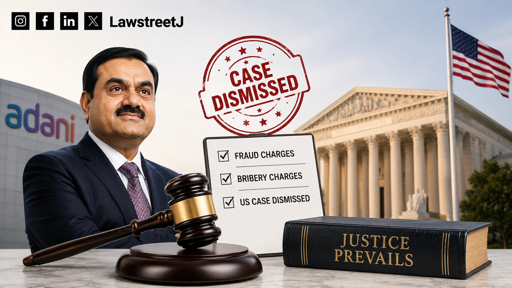 Adani Case: US Court Dismisses Fraud Charges, Questions DOJ on Bribery