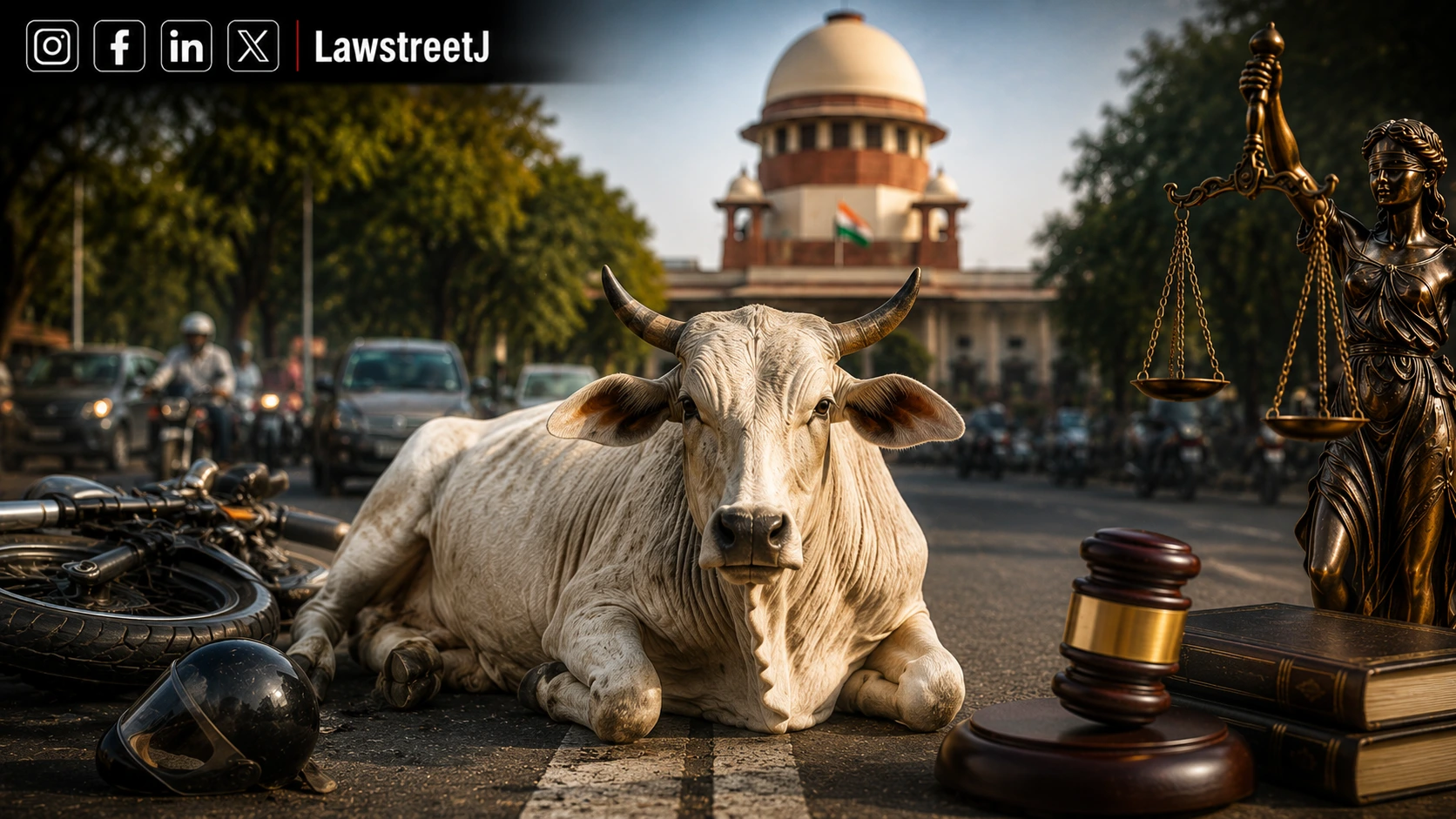 Supreme Court Flags Stray Cattle Accidents Urges Centre and States to Strengthen Compensation