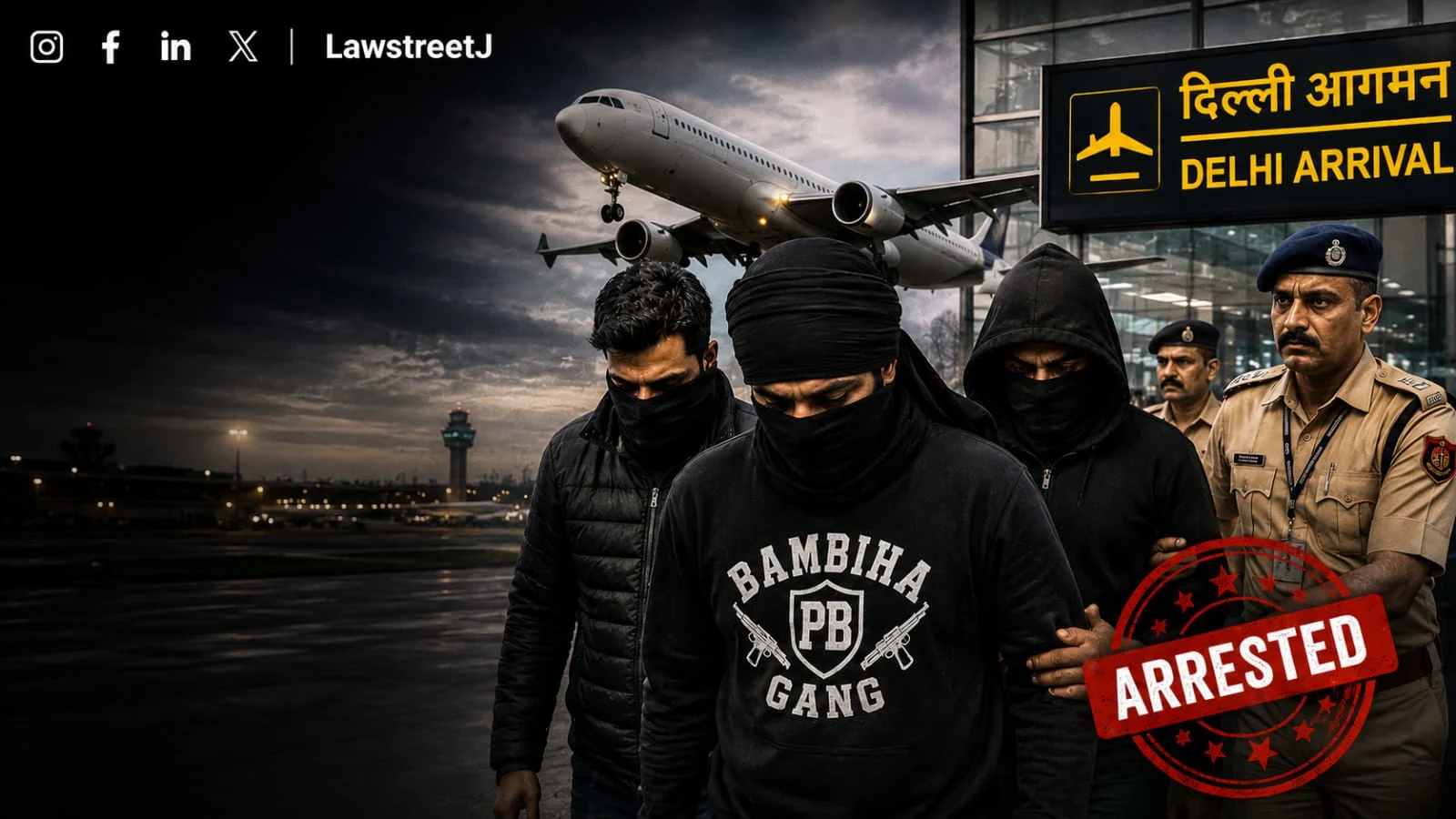 three-bambiha-gang-fugitives-deported-from-malaysia-arrested-at-delhi-airport