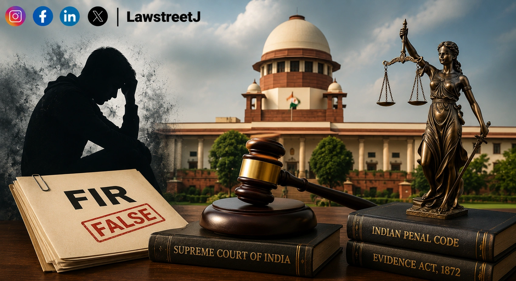 Lodging an FIR Even If False Does Not Per Se Amount to Instigation to Suicide Supreme Court
